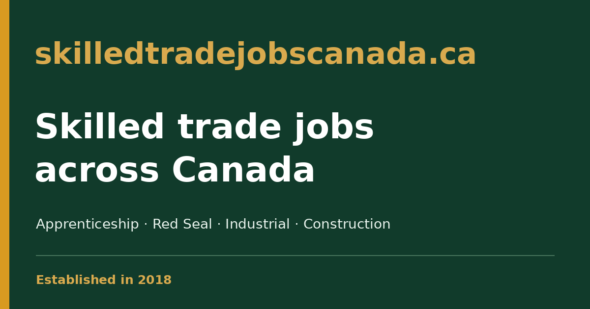Preview image published by skilledtradejobscanada.ca